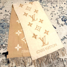 Louis Vuitton Sciarpa Cashmere Scialle Stola Made in Italy LV Essenziale Autentica