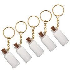  5 Pcs Petit Biberon Petits Bocaux Bibelots Mini Bouteilles En Verre