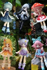 Pre-Sale Mogo Bloom Mushroom 14.2cm/5.5In Bjd Doll Dressable Action Figure Gift