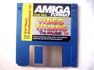 81747 Disk 64a Amiga Format - Video Titling The Movie - Commodore Amiga () 