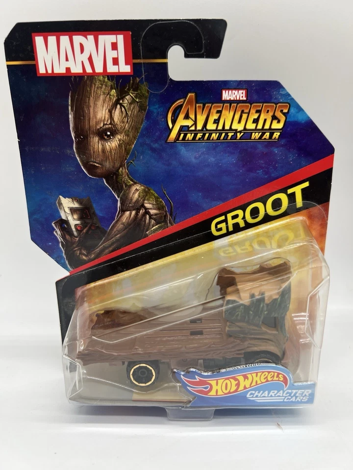 Nuevo lote de autos personajes Marvel Hot Wheels 2014 2017 Venom, Groot, Thanos, Hulk, + Foto 2 de 4