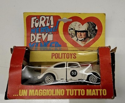 POLITOYS W2 HERBIE THE CRAZY BEETLE - 1/43 - ORIGINAL MINT BOX