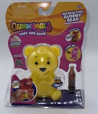 Gummymals Yellow Interactive Super Squish Toy Gummy Bear 20 Sounds  Reactions
