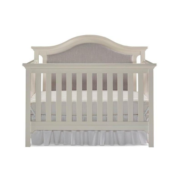 upholstered baby crib