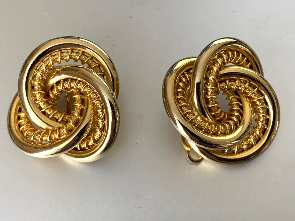 Designer clip on earrings clearance