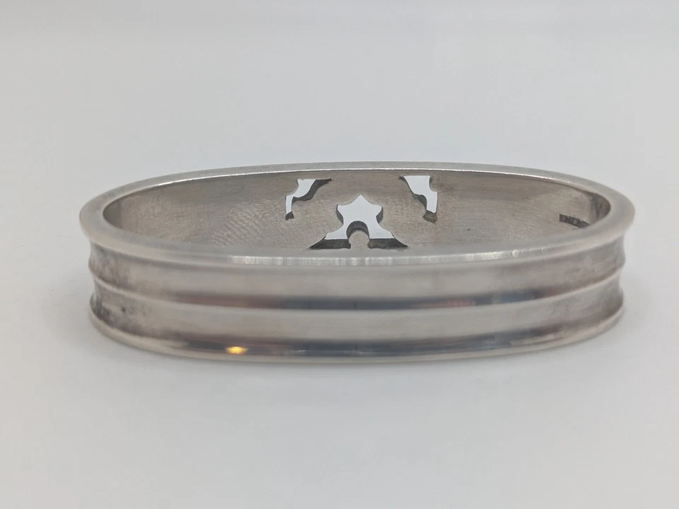 Anillo(s) servilleta Georg Jensen bellota plata esterlina 110A post-1945 Foto 2 de 4