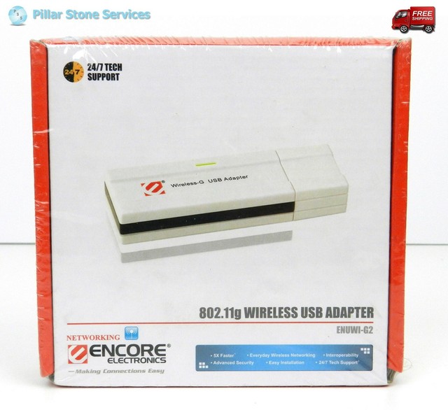 Encore ENUWIG2 WirelessG USB 2.0 Adapter HiSpeed USB 802.11b