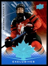 Brianne Jenner Exclusives 2021-22 Upper Deck Team Canada Women #50 Hockey Card