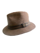 Stetson Men's London Cotton Suede Fedora