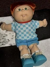 Vintage Cabbage Patch Kid 1991 Rare Spiked Red Hair  Boy Kissn Kid Great Shape
