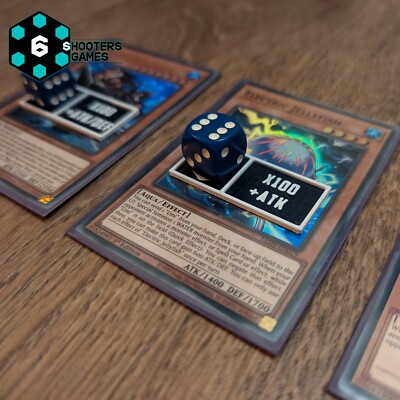 Yu-Gi-Oh! +ATK/DEF Würfel Booster Token Platte (Cosmo) 3D gedruckt 
