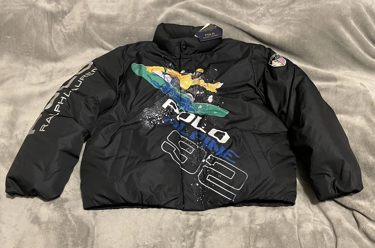 Polo ski down jacket top