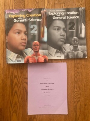 Exploring Creation with General Science 2nd Ed Textbook/Solutions Tests Wile ++