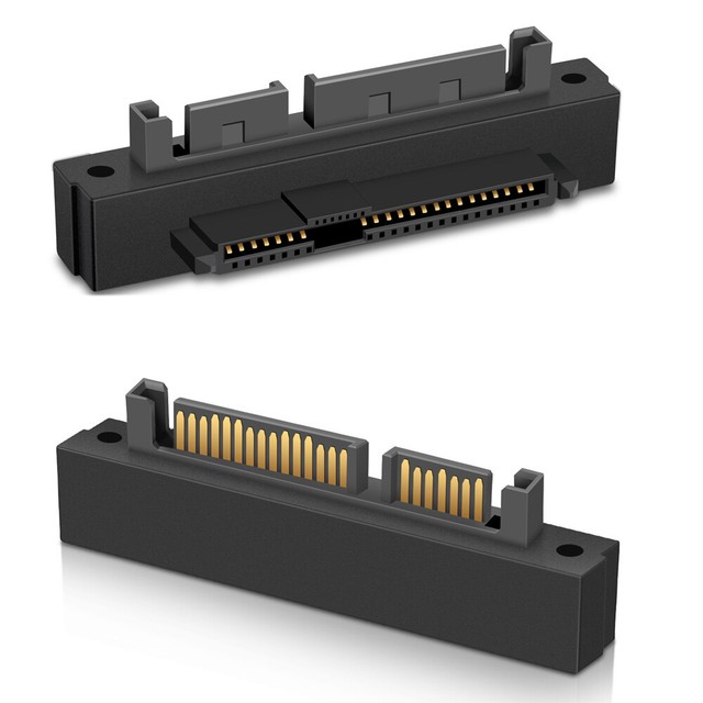 90 Degree Angle 5Gbps SFF 8482 22 Pin SAS To SATA Adapter Motherboard Converter EBay
