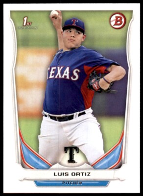 2014 Bowman Draft #DP26 Luis Ortiz RANGERS