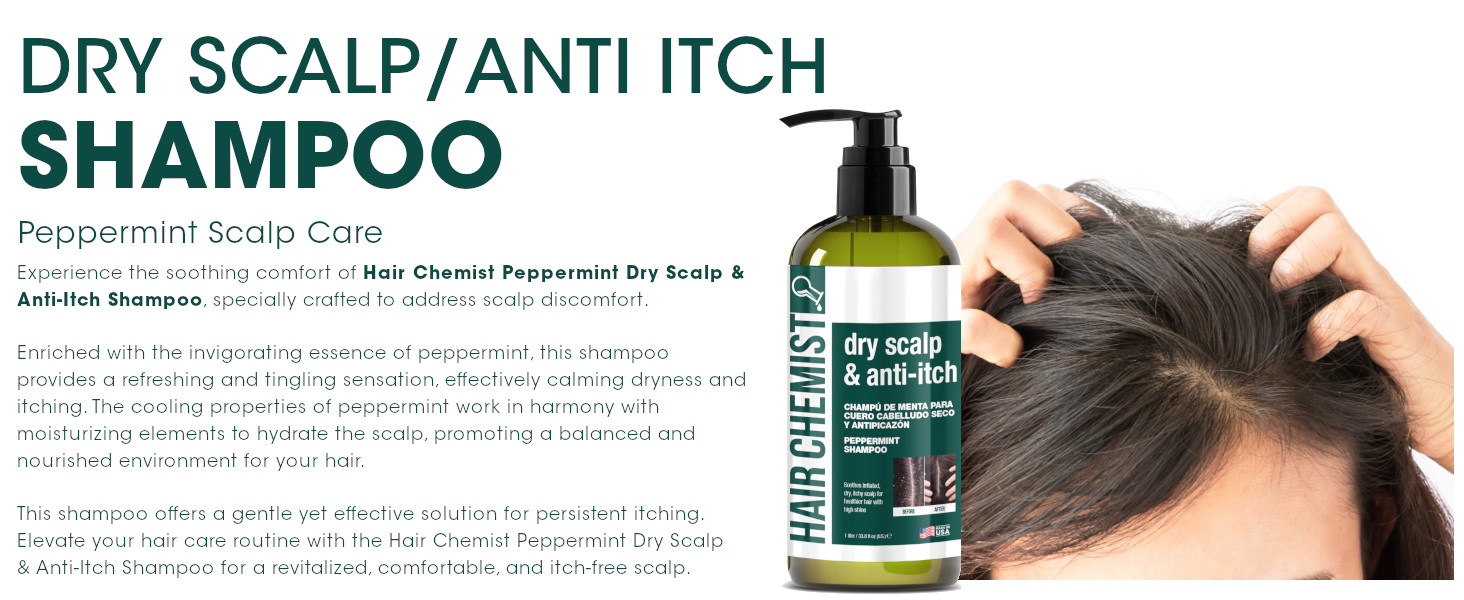 Hair Chemist Dry Scalp & Anti-Itch Peppermint Shampoo 33.8 oz.