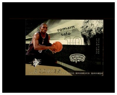2004-05 SPX UPPER DECK ROMAIN SATO #101 ROOKIE 919/1999 SAN ANTONIO SPURS XAVIER
