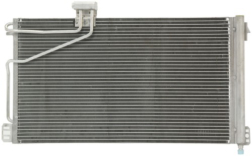 New A/C Condenser for Mercedes C Class 2001-2005 Parallel Flow 14-5/8 - Picture 2 of 3