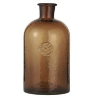 Braune Pharmacy Glasflasche Mit Blume Emblem 1.5L Von Ib Laursen