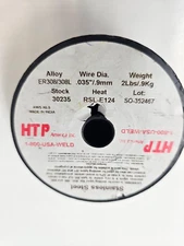 HTP America Inc. ER308/308L Stainless Steel Welding Wire 035"/.9mm Wire Dia
