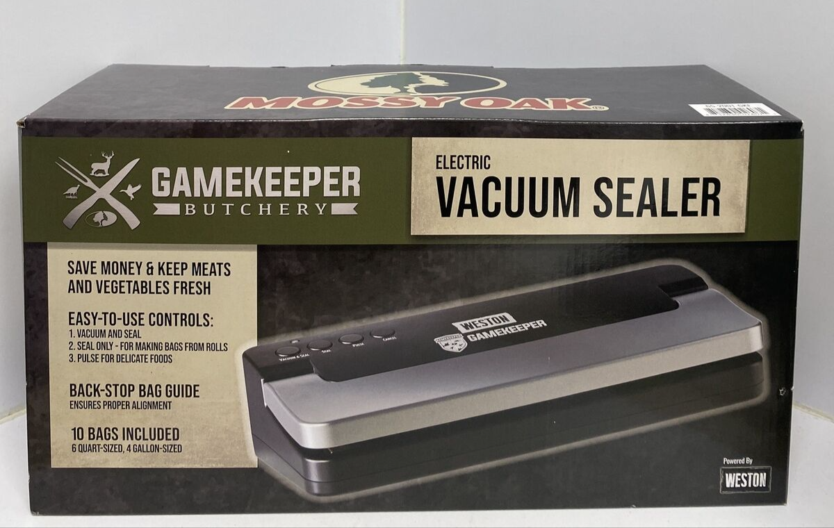 Mossy Oak Gamekeeper Electric Vacuum Sealer Is for sale online eBay