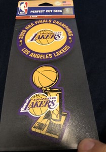 Los Angeles Lakers Nba Finals 2020 2pack Decals Ebay
