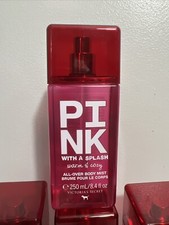 NEW VICTORIA'S SECRET PINK WARM  COZY PINK WITH A SPLASH RETRO MIST 8.4 FL OZ