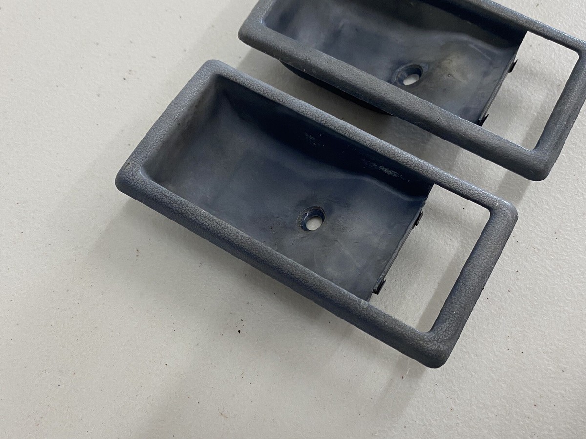 1984-1989 Nissan 300ZX Z31 OEM Inner Blue Door Handle Trim Set