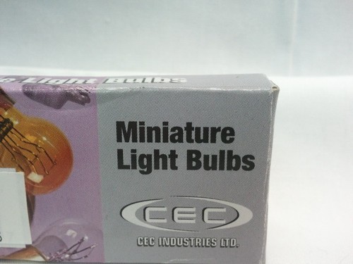 MINIATURE LIGHT BULBS T1 1/2 WEDGE E86 6.3V 1.26W QTY 10 INDICATOR AUTOMOTIVE - Picture 6 of 7
