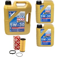 MotoröL Set Longlife III 5W-30 Liqui Moly 7 Liter + ÖLfilter FüR Audi Porsche VW