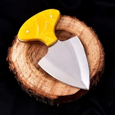 Custom HandMade Forge Carbon Steel Blade Hunting Throwing Knife W Sheath 2879