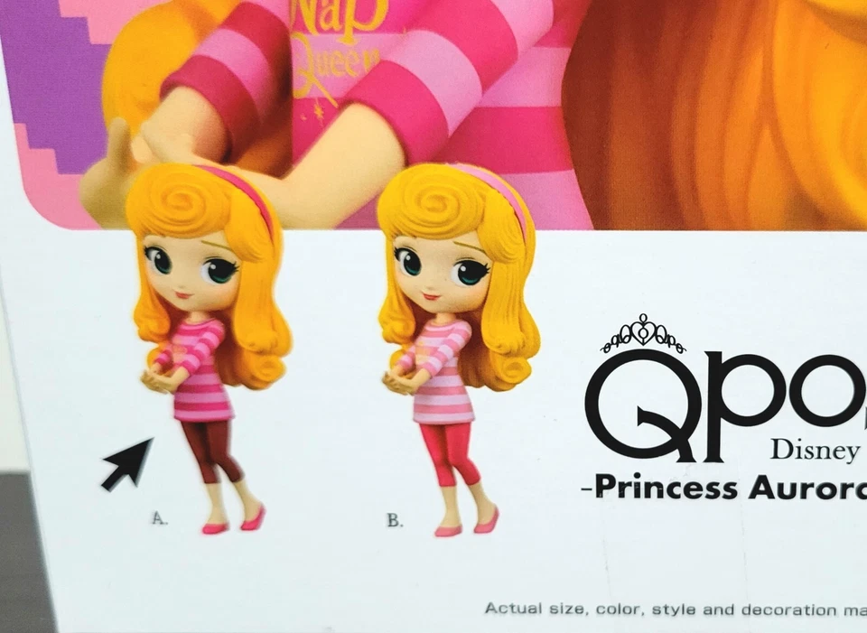 Banpresto Q Posket Disney Avatar Style Aurora Sleeping Beauty Bandai Ver A & B - Image 3 of 4