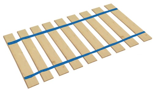 Bed Slats Queen Size with Colored Straps Custom Mattress Platform Support Boards - Picture 3 of 11