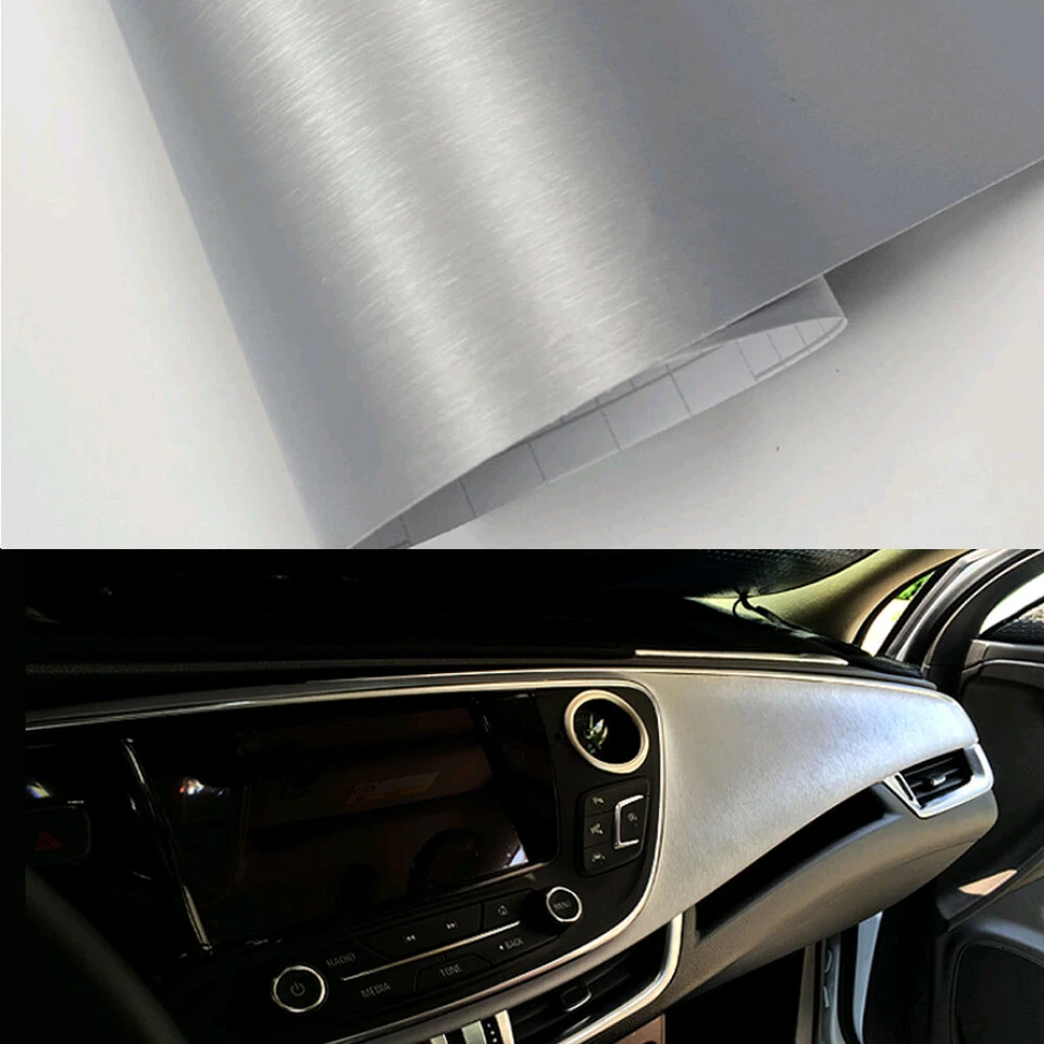 Матовая матовая алюминиевая виниловая наклейка автомобильная устойчивая к царапинам пленка аксессуар - Изображение 3 из 4
