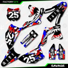 USA Red White & Blue Savage Camo Graphics Kit fits 13-16 Kawasaki KXF250 KXF 250