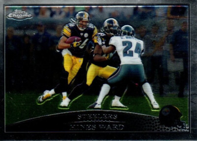 2009 Topps Chrome Steelers Hines Ward  Card #TC22
