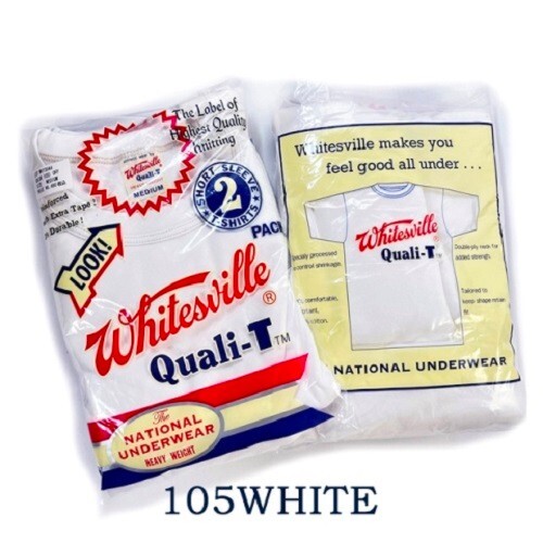 WHITESVILLE 2-PACK T-SHIRT - White, Black, Navy, Gray WV73544 Made In Japan - Foto 7