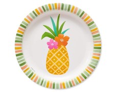 Tropical Luau Party Supplies for BBQs and All Summer Parties, Dessert Plates ...