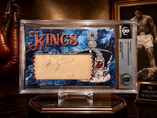 2023 HA Kings Gold MUHAMMAD ALI Authentic Cut Signature Auto 1/1 (Nov. 8th 1977)