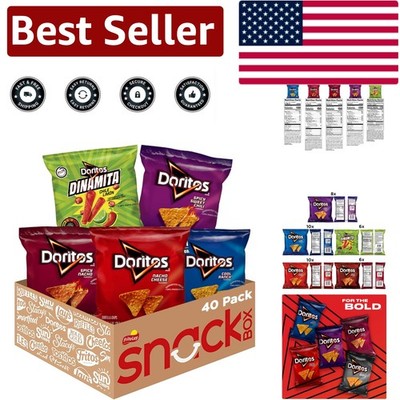 Indulge in 40 Bags of Flavorful Tortilla Chips: The Ultimate Snack Collection