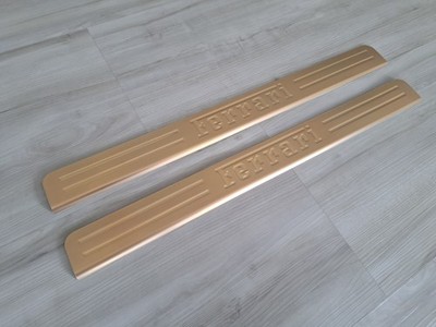 GOLD ORIGINAL Ferrari F8 Tributo Spider 488 Einstiegsleisten Satz links rechts