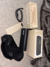 Sonos Roam, Charger, Case, Box, Manual Portable Smart Speaker, Black