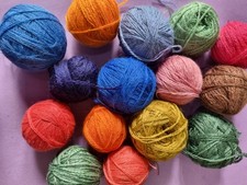 715g 2ply wool various colours double wound balls