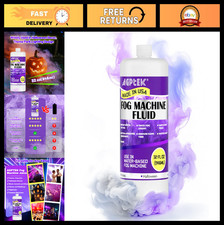 32oz Fog Machine Liquid - Water-Based Fog Juice for 400-1500W Foggers, Thick Atm