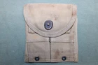 US Military Issue WW2 M1 Carbine Ammo Magazine Belt Pouch Khaki Canvas N2