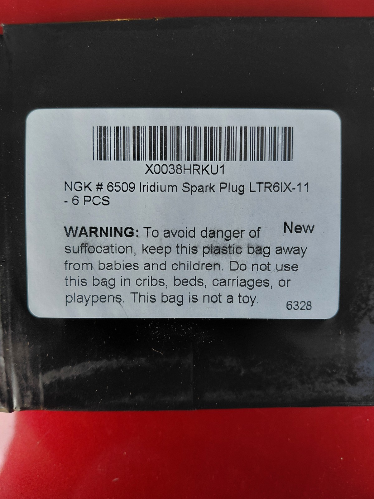 Set of 6 Genuine Spark Plug-Iridium IX NGK 6509 LTR6IX11