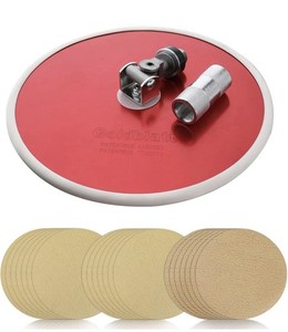 Goldblatt 9 Inch Drywall Sander with 30pcs Sanding Discs-Hook for Wall Cleaning