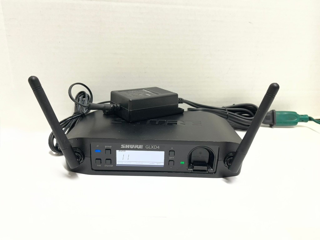 Shure GLXD4 レシーバー/GLXD1 Z2 トランスミッター Shure GLXD4 Digital Wireless Receiver PS42US GLXD14 GLXD GLX-D