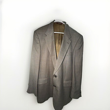Botany 500 Men’s Gray Houndstooth Wool Blazer L Regular 2-Button Notch