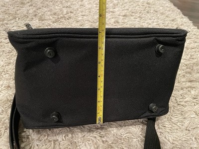 Protocol Carry-On Travel Shoulder Bag 13” x 8” X 7” Black Two